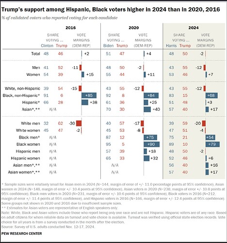2020 2024 Voter Demographics