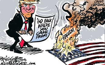 Trump-fanFlamesRacism