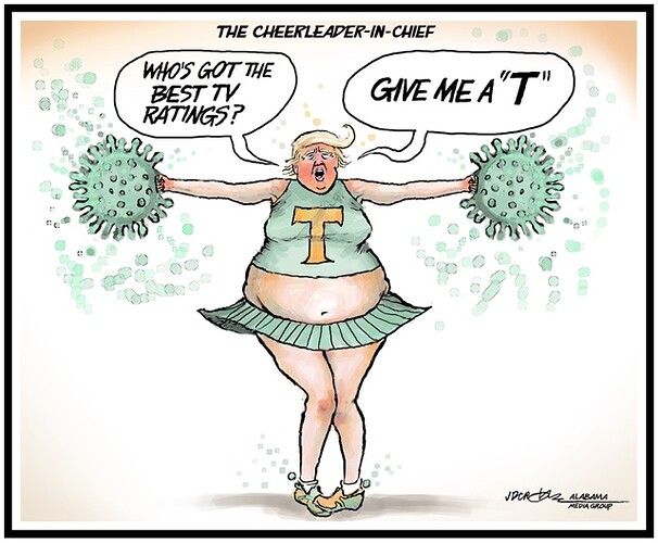 Trump-Covid-Cheerleader