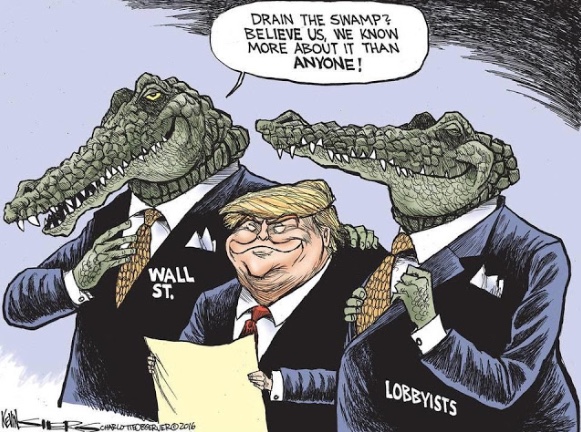 Trump-Wallstreet-Lobbyist-Swamp
